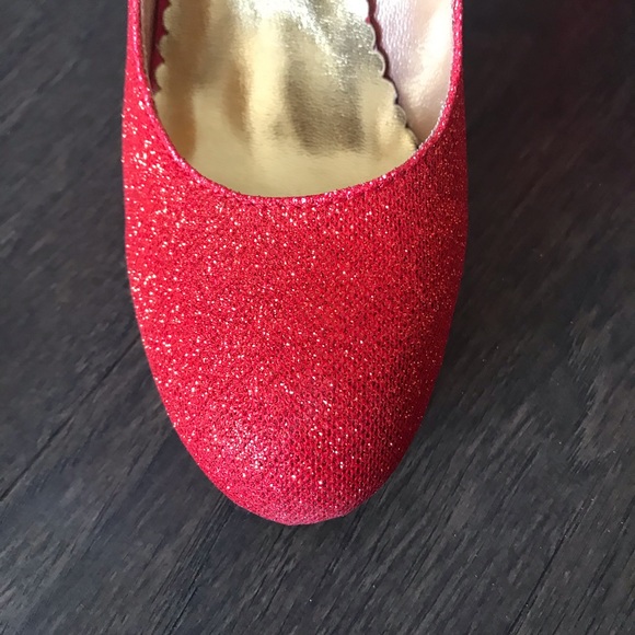Custom-Made 3" Red Heels Shoes - Picture 7 of 10